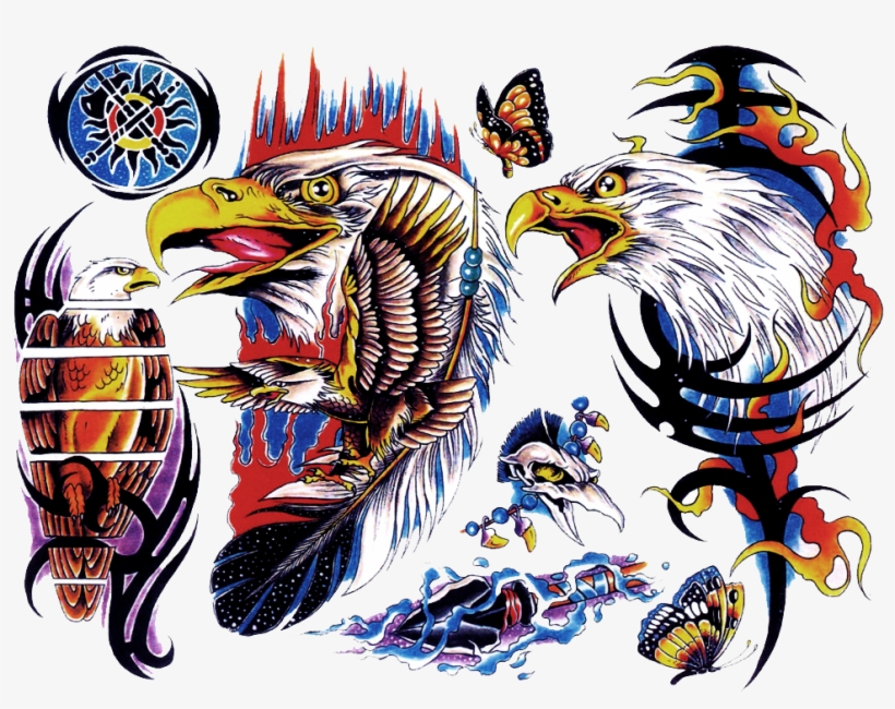 Us Eagle Belly Tattoo Design Photo - Tattoo Transparent Sleeve Color, transparent png