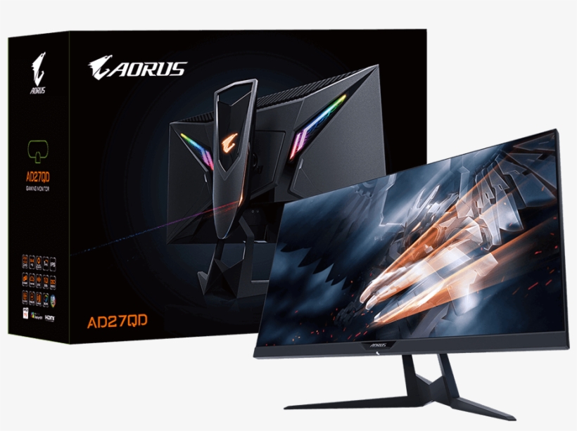 Aorus Ad27qd Gaming Monitor, transparent png