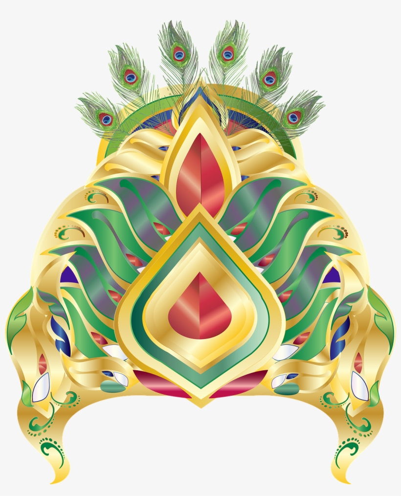 Download From Pixabay - Transparent Krishna Crown Png, transparent png
