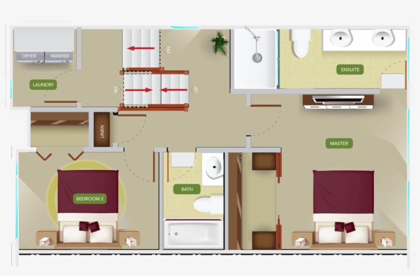 02 The Clove Second - Floor Plan, transparent png