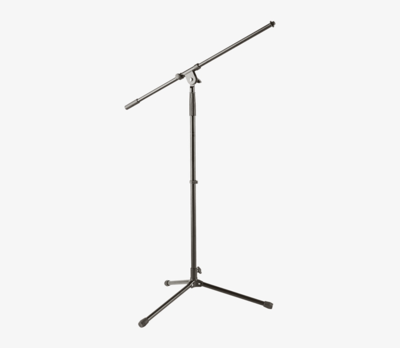 Musician's Gear Tripod Mic Stand With Fixed Boom Black - Microphone, transparent png