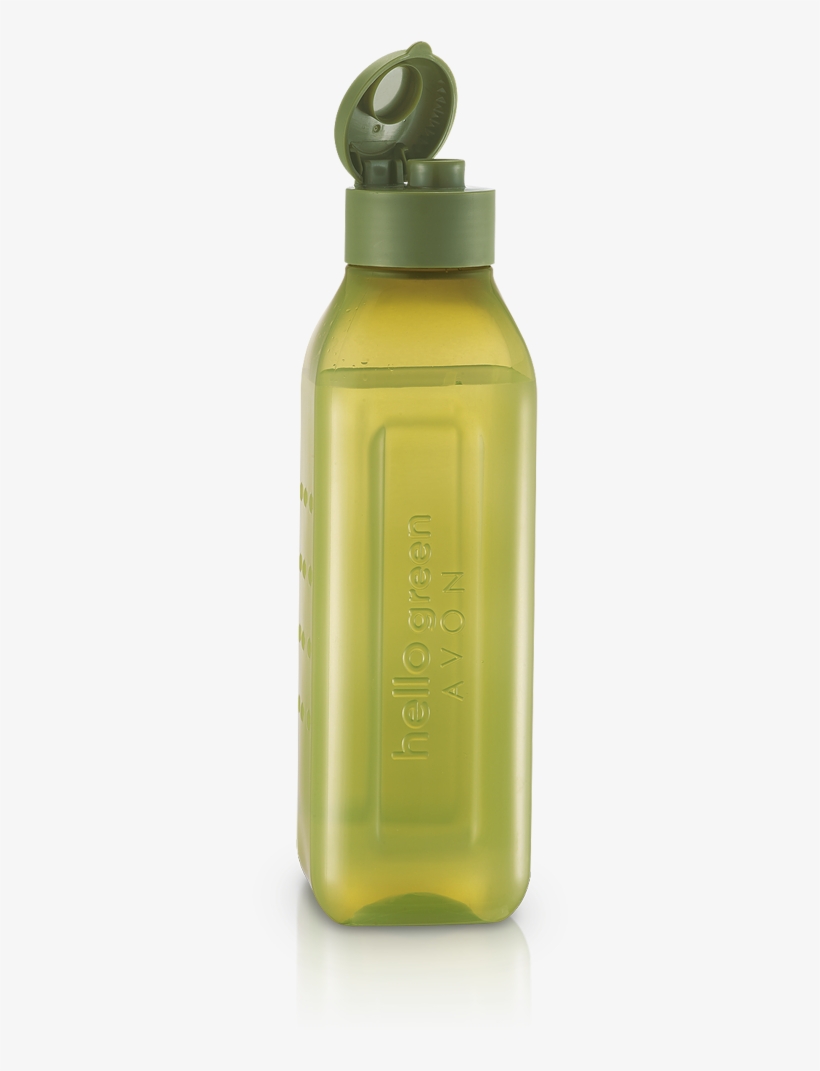 Hello Green Fridge Bottle - Water Bottle, transparent png
