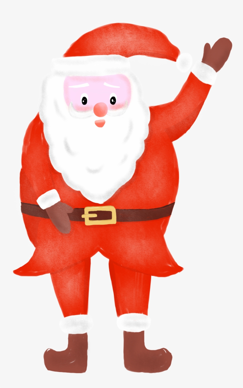 Cartoon Simple Christmas Santa Png And Psd - Christmas Day, transparent png