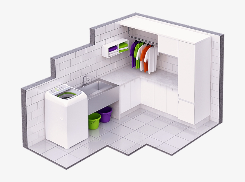 Lavanderia-mobile - Bathroom, transparent png
