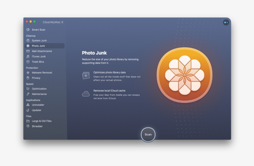 How To Delete Photos From Icloud Photo Library - Clean My Mac X, transparent png