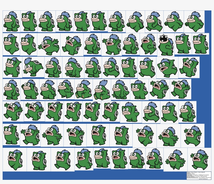 Click For Full Sized Image Spike - Paper Mario Color Splash Spike, transparent png