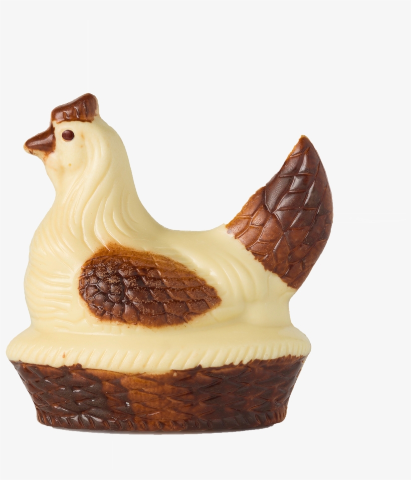 White Chocolate Hen 100g - Rooster, transparent png