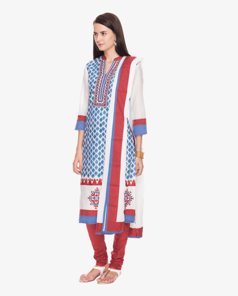 Womens Printed Churidar Suit - Photo Shoot, transparent png