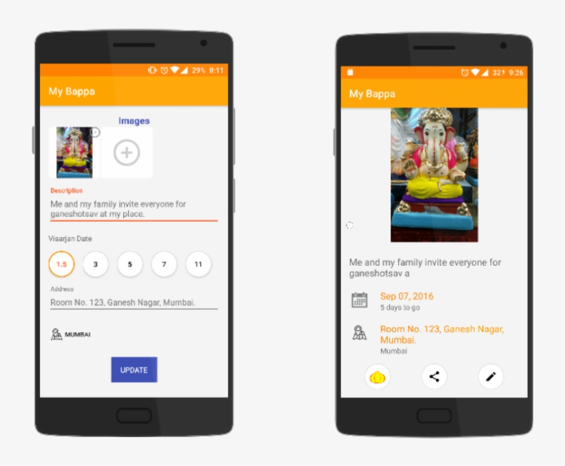 Get Notified When Your Friends Visit Your Ganapati - Iphone, transparent png