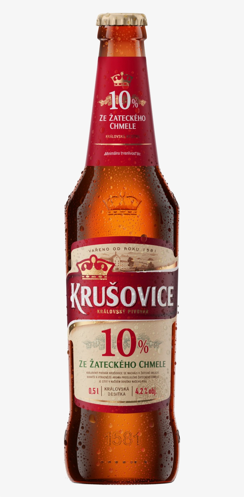 Beer - Krusovice Beer, transparent png