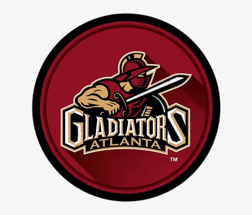 Atlanta Gladiators Badge - Orlando Solar Bears Vs Atlanta Gladiators, transparent png