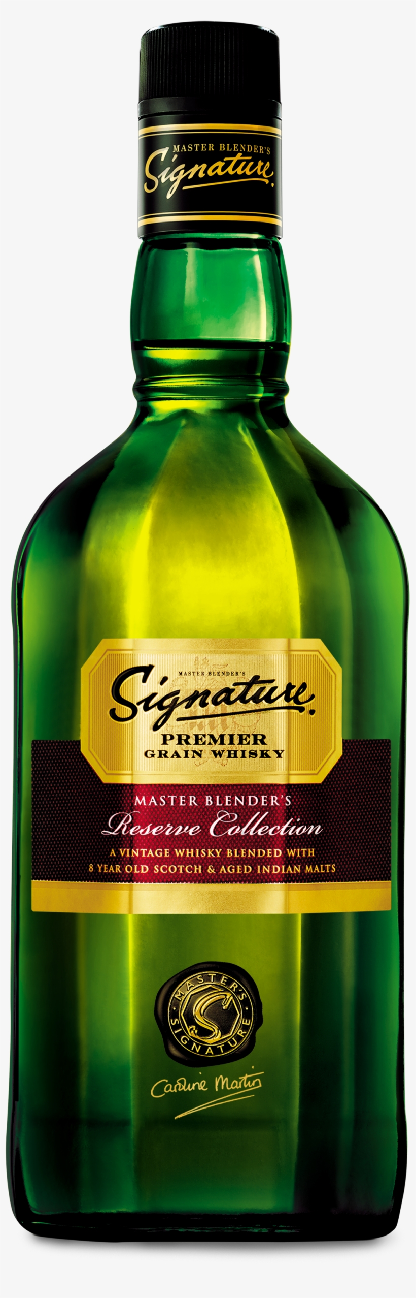 Signature Premier Grain Whisky, transparent png