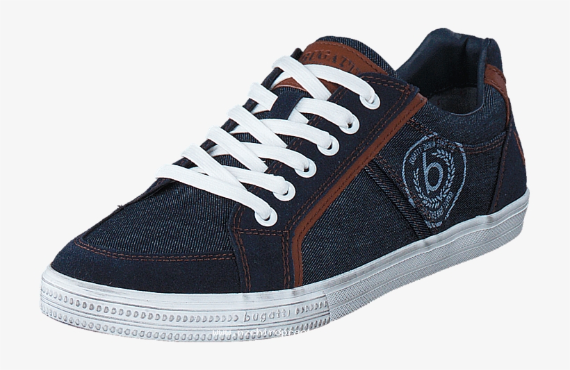 Bugatti 06k4801 Navy 58477-00 Mens Textile Rubber Trainers - Mens Sports Shoes Png, transparent png