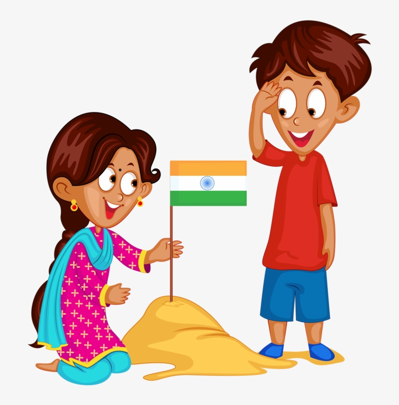 India - Salute Indian Flag Png, transparent png