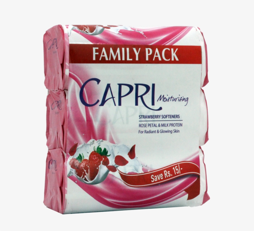 Capri Soap 3x140g Rose Petal & Milk Protein - Capri, transparent png