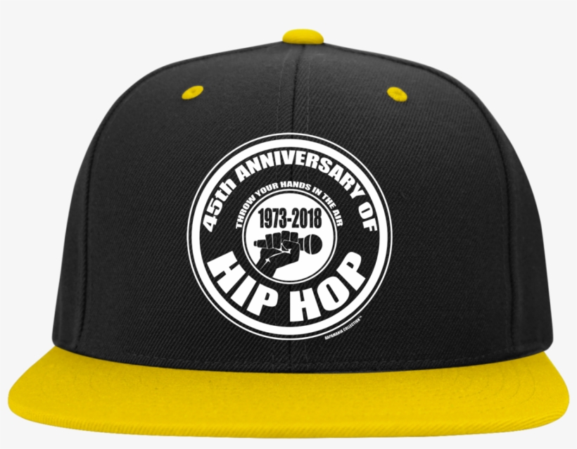 45th Anniversary Of Hip Hop Snapback Hat - Baseball Cap, transparent png