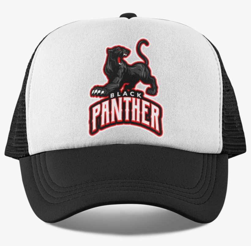 "black Panther " By A Free Can - Trucker Mockup, transparent png