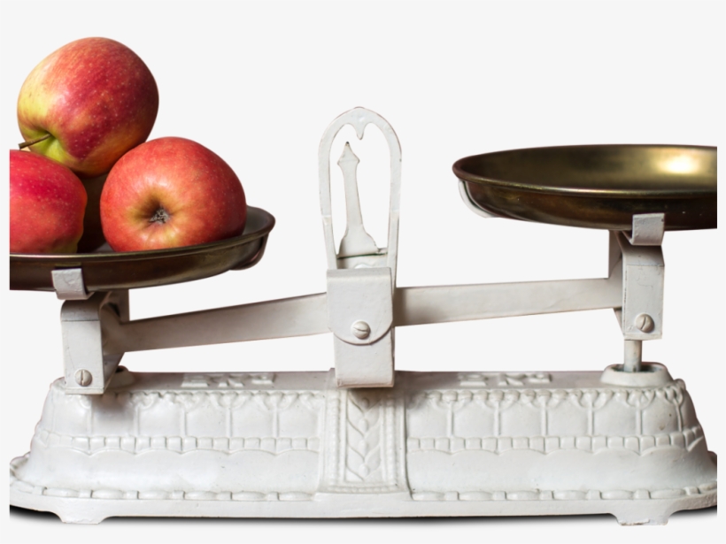 Weight Scale And Apple Png Image - Dibujo De Balanza De Verduras, transparent png