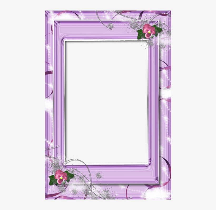 Free Png Best Stock Photos Transparent Violet Png Frame - Background Frame With Flowers, transparent png