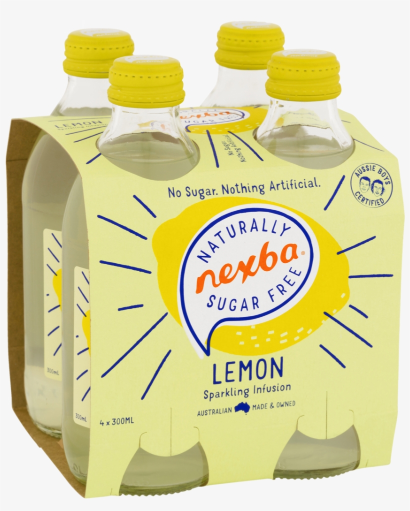 Nexba Naturally Sugar Free Lemon 300ml - Nexba Cola, transparent png