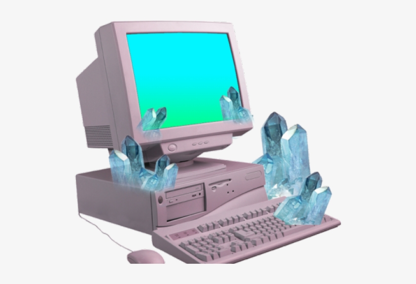 Vaporwave Clipart Computer Png, transparent png