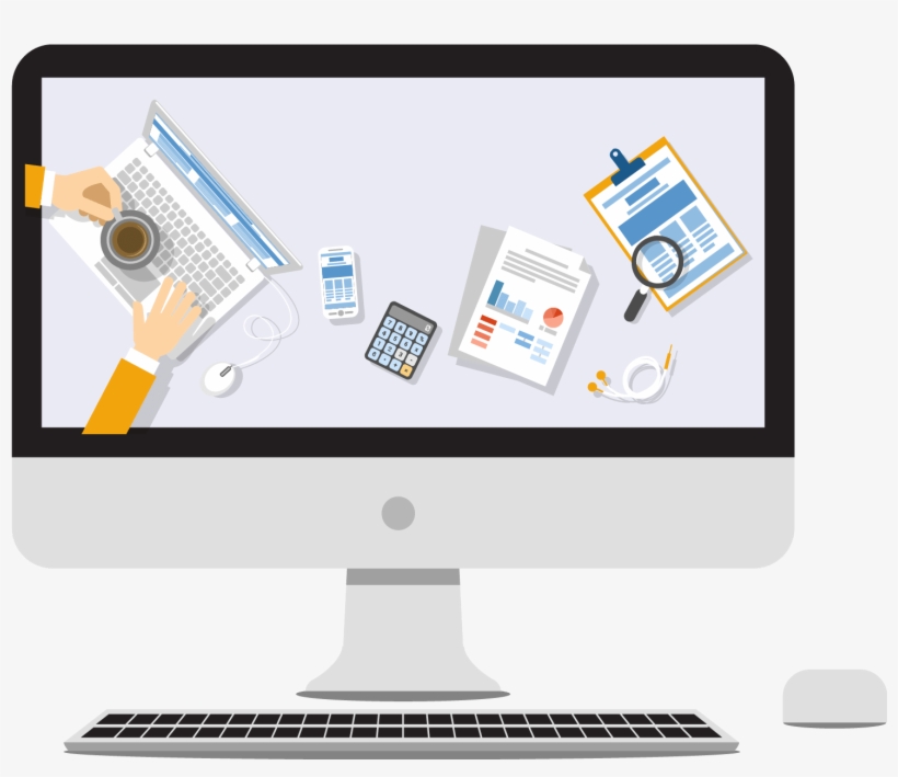 Digital Marketing Desk Digital Marketing Computer - Software, transparent png