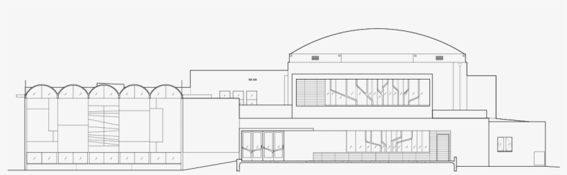 11 Abramson Teiger Architects Temple Isreal Elevation - Technical Drawing, transparent png