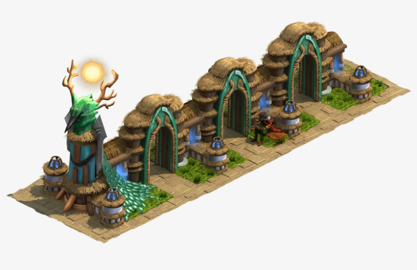 Sun Temple Complex Produces Coins - Elvenar Harvest Festival, transparent png