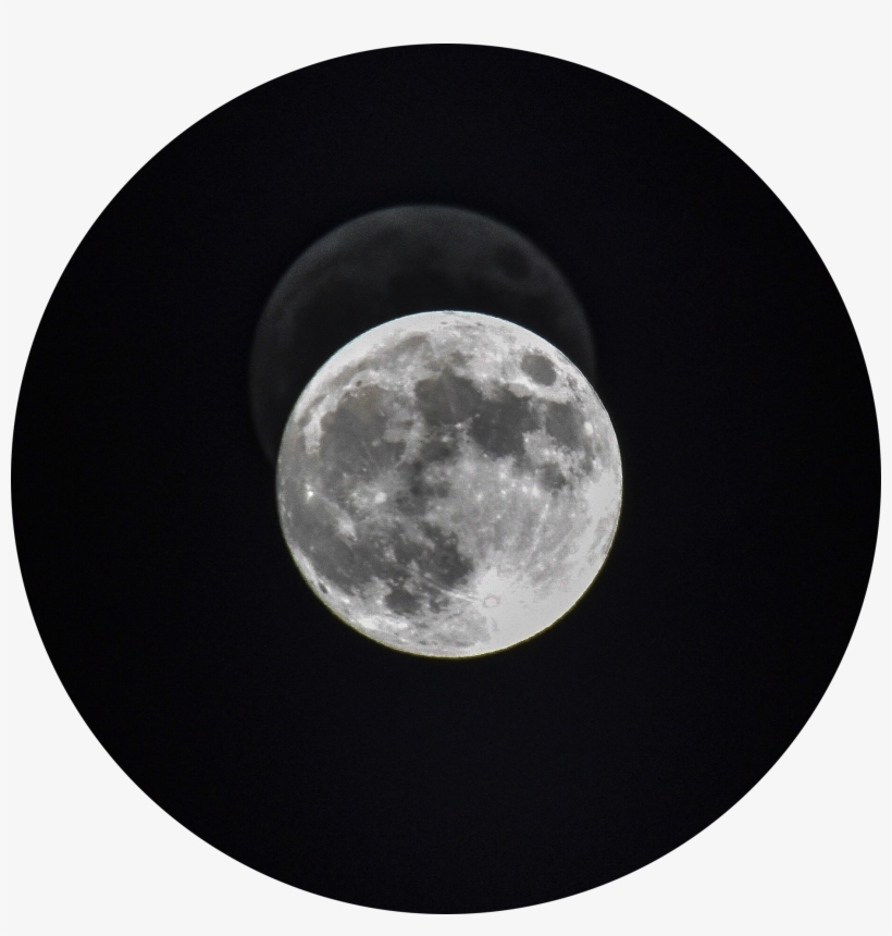 Full Moon Feb 2018, transparent png