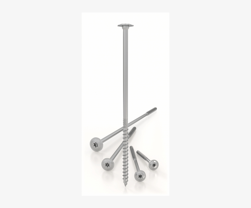 Large Head Screw - Monochrome, transparent png