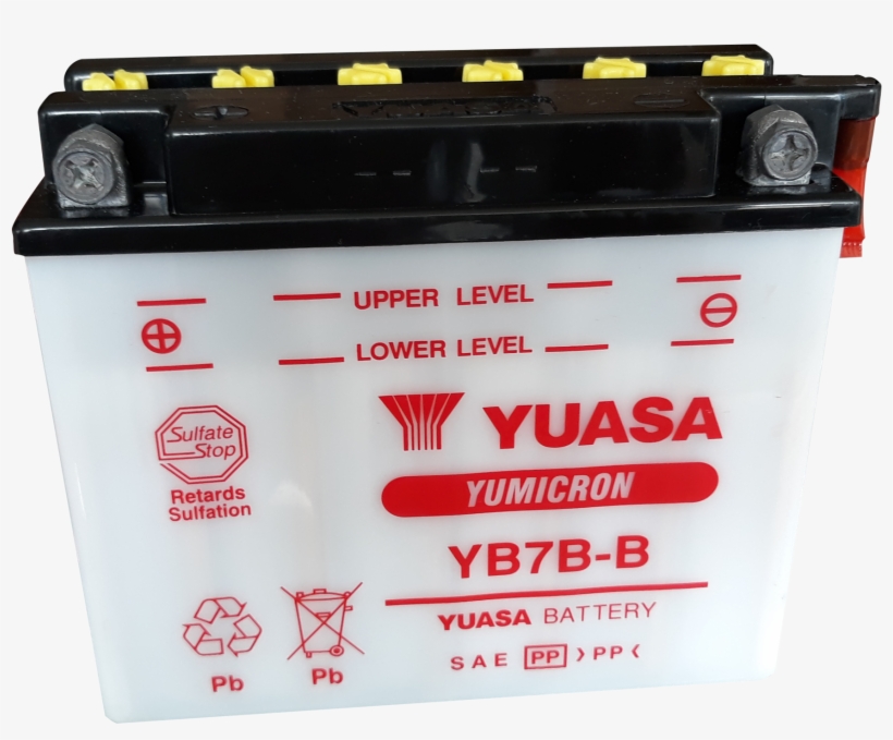 Yuasa Yb7b B For Bajaj Pulsar - Yuasa Yb4l B, transparent png
