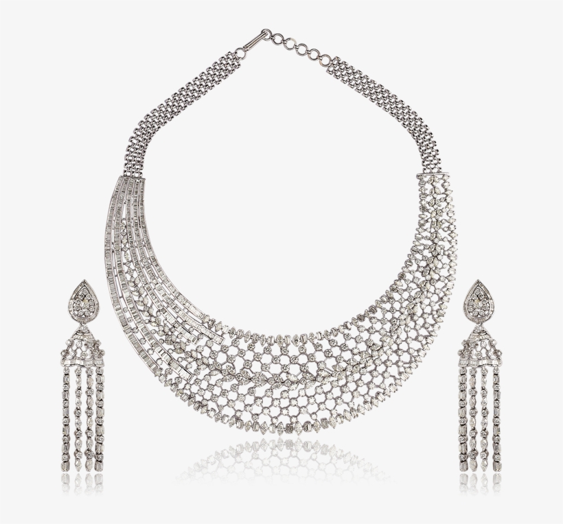 Niaj By Shradha > Products > Necklace > Enticing Diamond - Necklace, transparent png