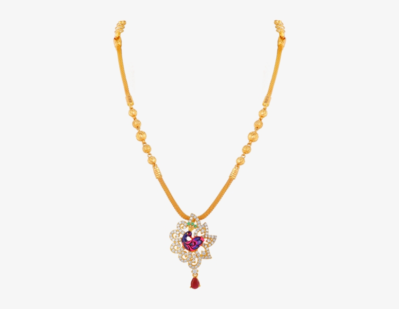 Gold Necklace Designs In 15 Grams - Gold Chain Necklace Designs, transparent png