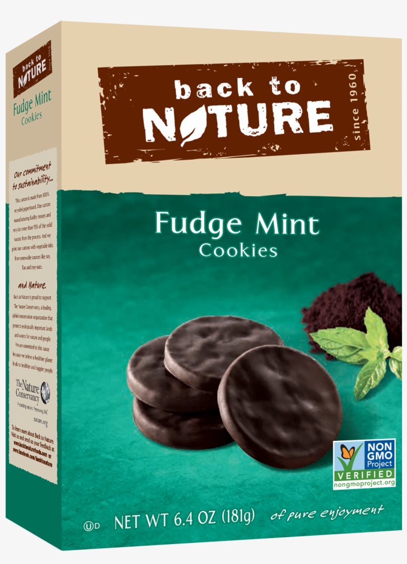 Double Tap To Zoom - Back To Nature Fudge Mint Cookies, transparent png