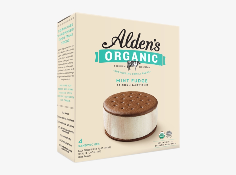 Aldens Sandwich Box 3d Mint-fudge - Chocolate, transparent png