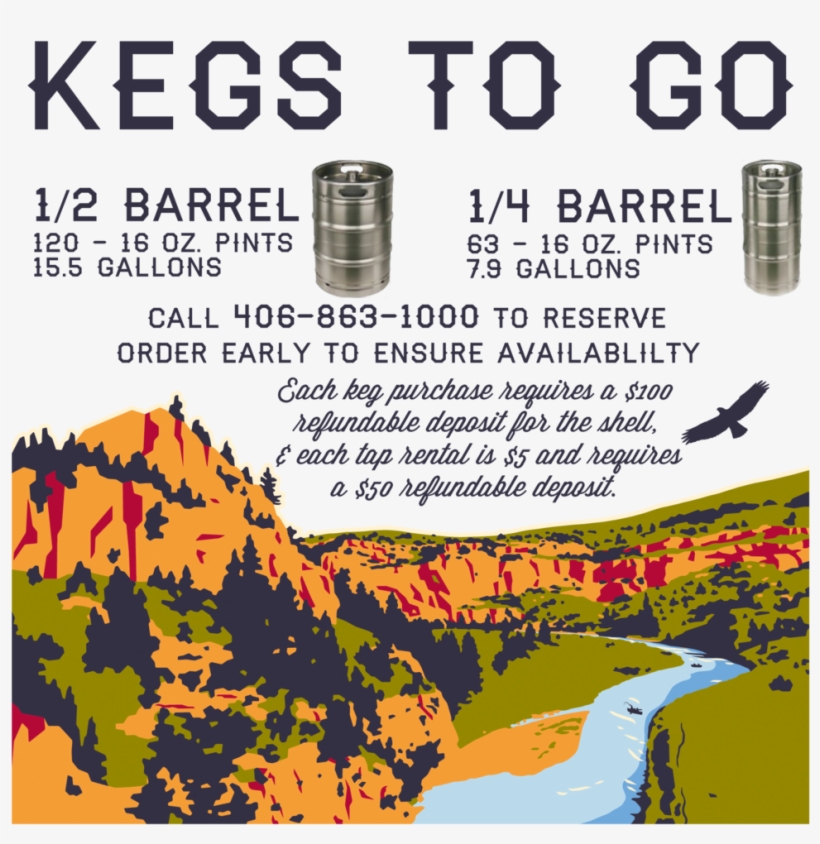 Kegs To Go - Poster, transparent png