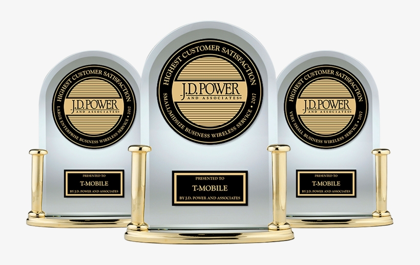 Power Awarded T-mobile “highest In Business Customer - Jd Power Award T Mobile, transparent png