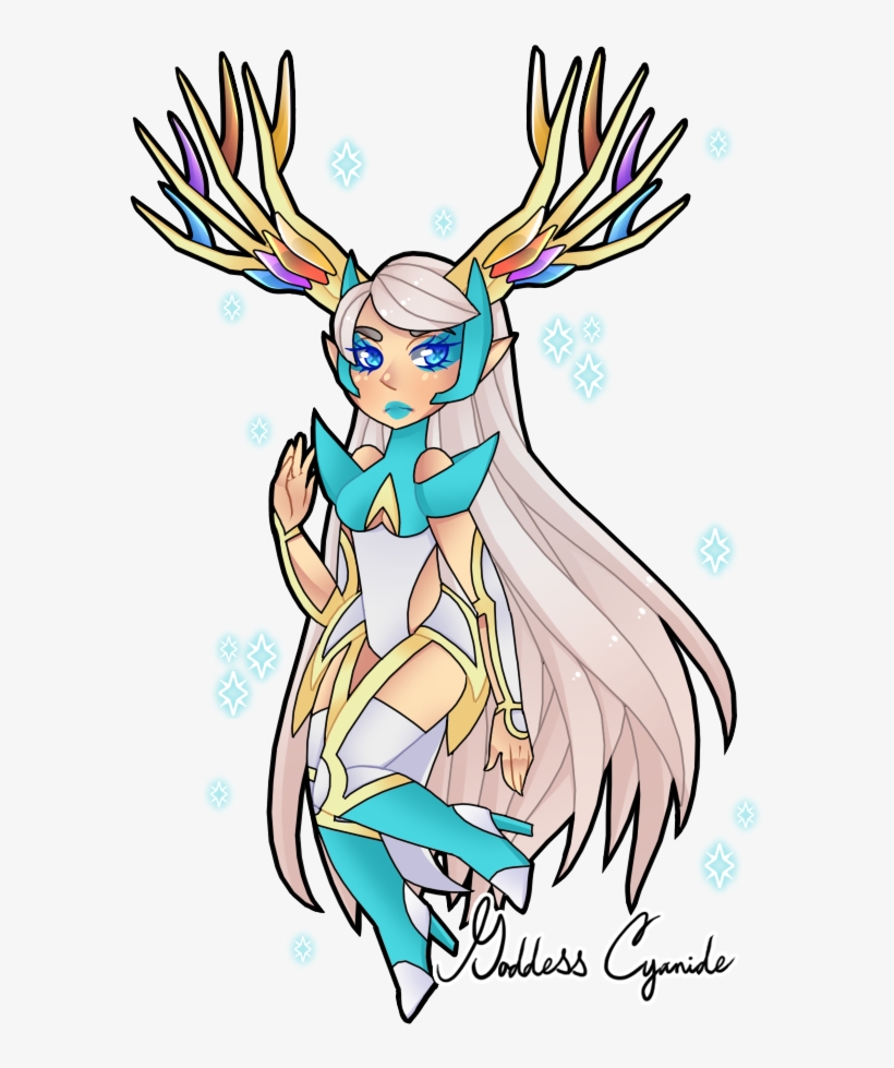 The Shiny Event Xerneas Is So Beautiful I Had To Gijinka - Xerneas Gijinka, transparent png
