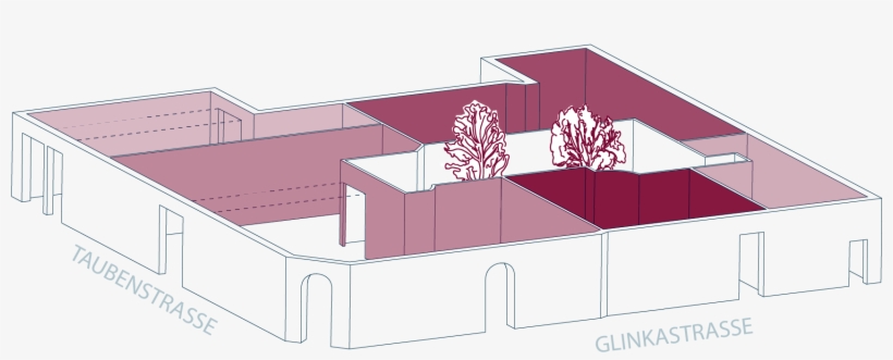 Glint Consists Of Five Buildings And The Different - Architecture, transparent png