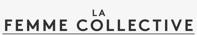 Lafemmecollective Logo - Black-and-white, transparent png