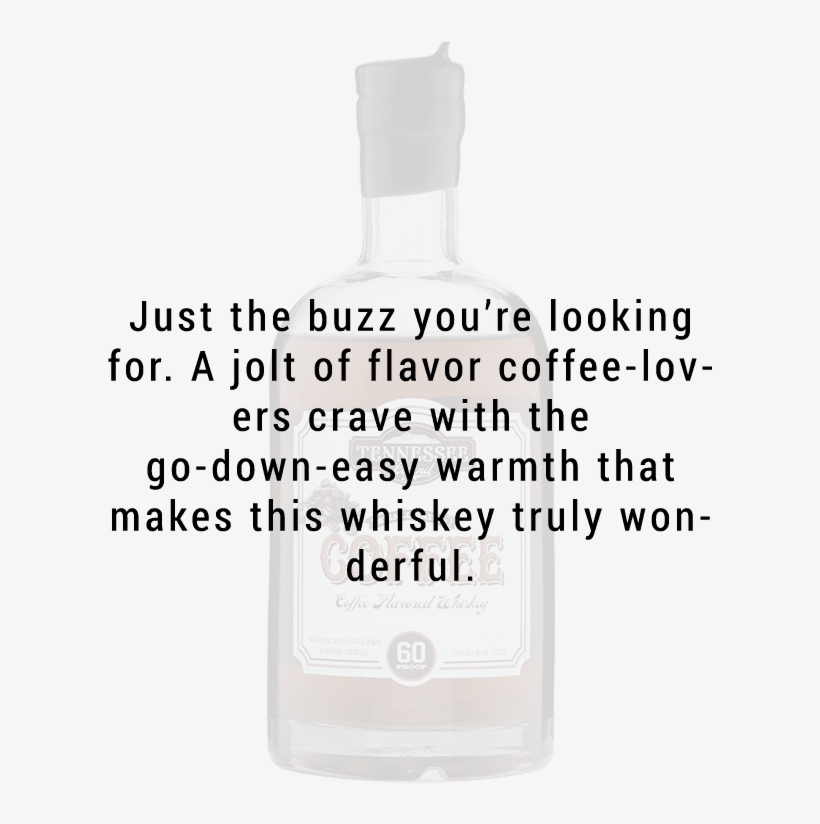 Tennessee Legend Coffee Whiskey 750ml - Glass Bottle, transparent png