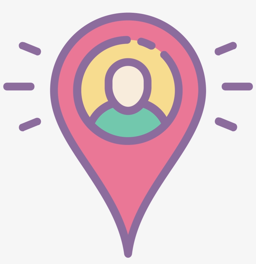 Location Clipart Location Pointer - Ubication Icon Png Pink, transparent png