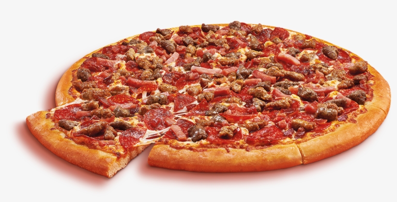 Little Caesars Pizza - Little Caesars 5 Meat Pizza, transparent png