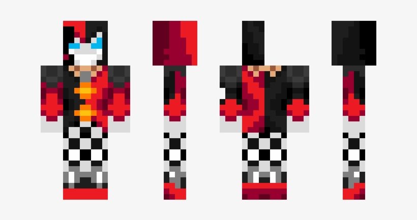 Minecraft Jester Skin, transparent png