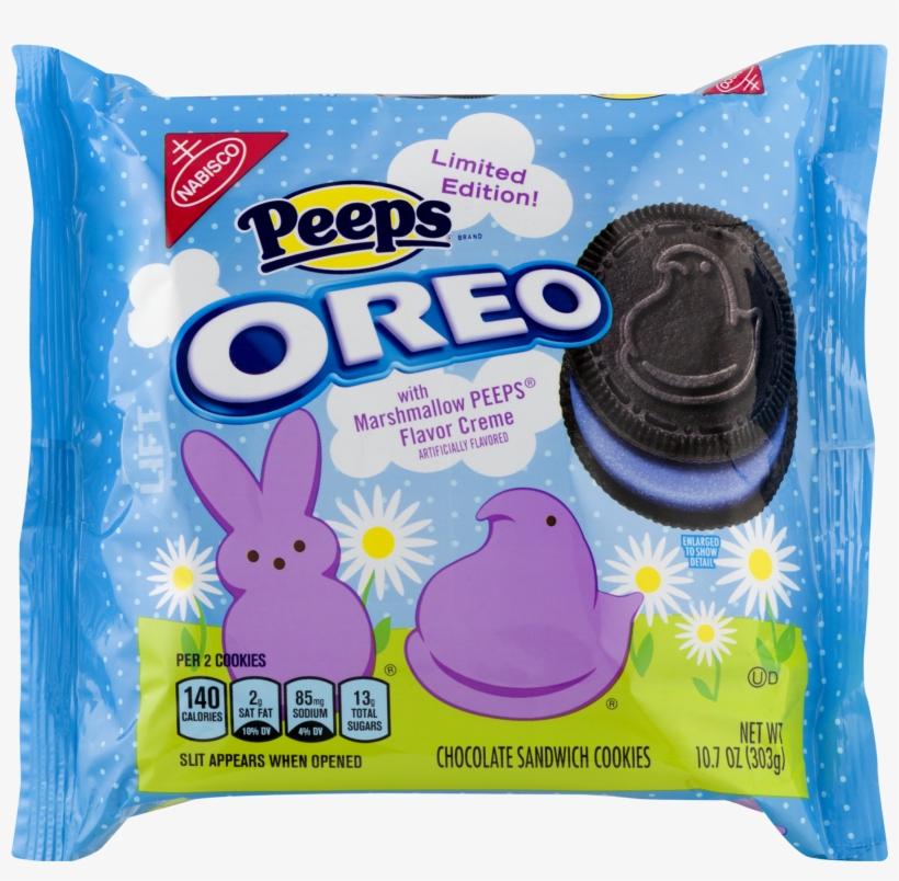 Nabisco Oreo Peeps Chocolate Sandwich Cookies Limited - Oreo Flavors, transparent png