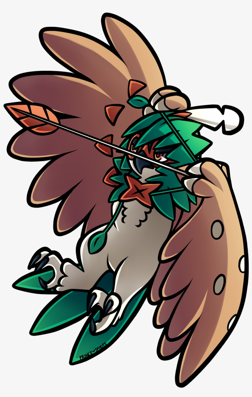 Princeofspirits Posted To Pokemon - Decidueye Sticker, transparent png