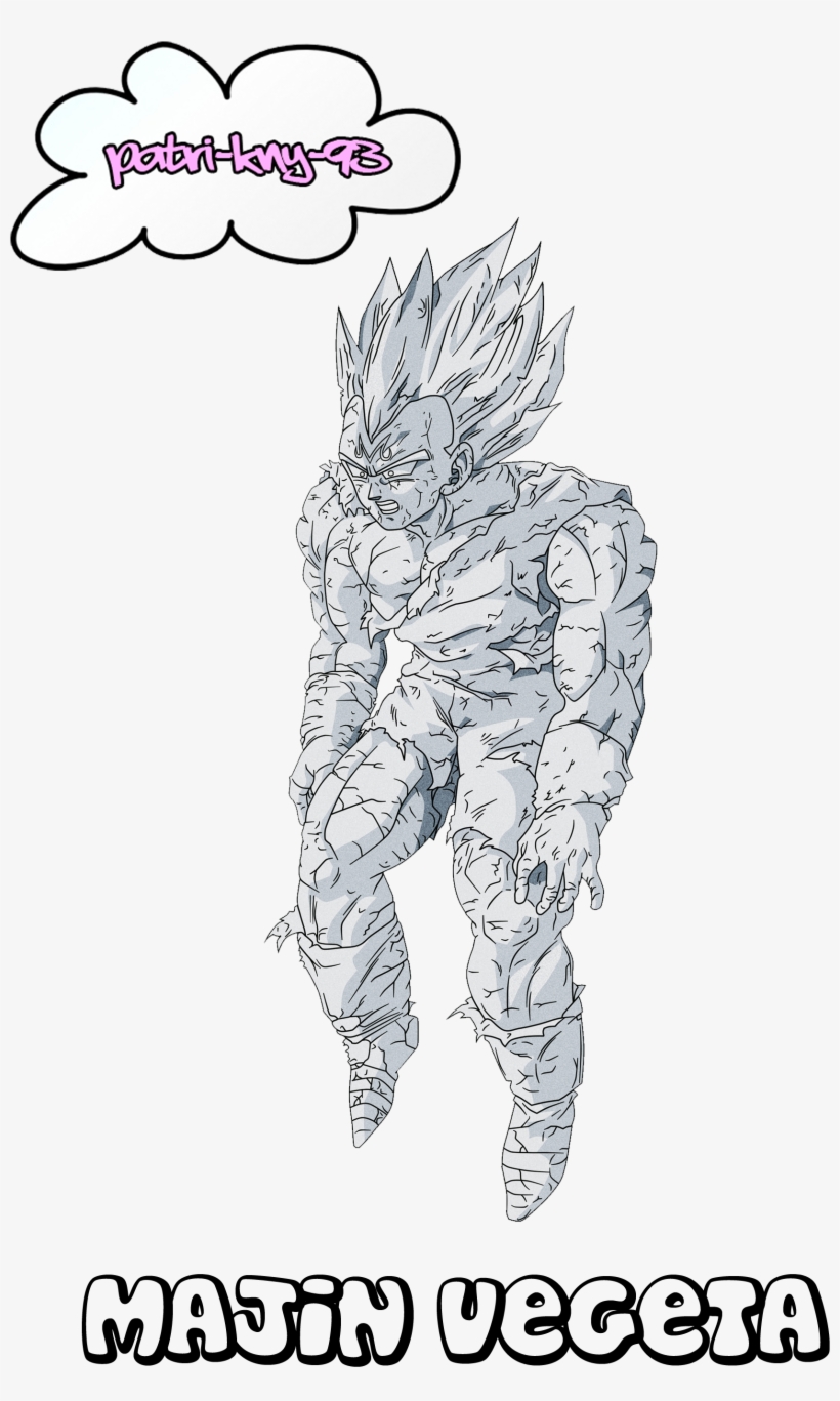 Majin Vegeta Ashes - Goku, transparent png
