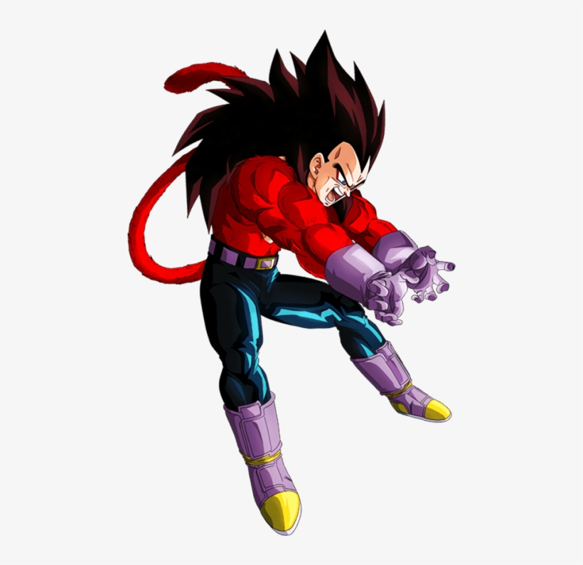 Majin & Ssj 4 Vegeta - Vegeta, transparent png