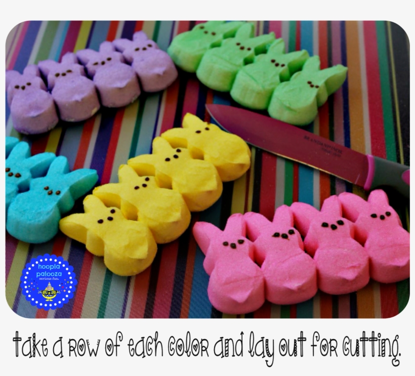 Striped Bunny Peeps - Sweethearts, transparent png