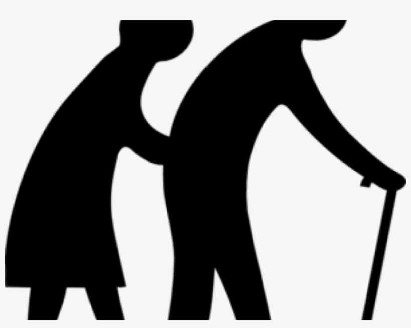 Free Png Download Oldold Parent - Stick Man Old Couple, transparent png